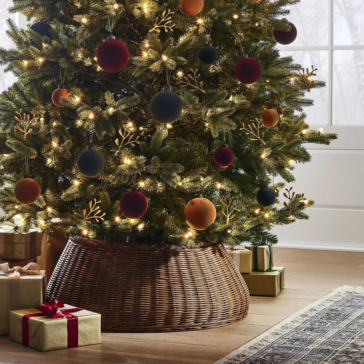 Rattan Christmas Tree Cuff - Threshold™ designed with Studio McGee | Target