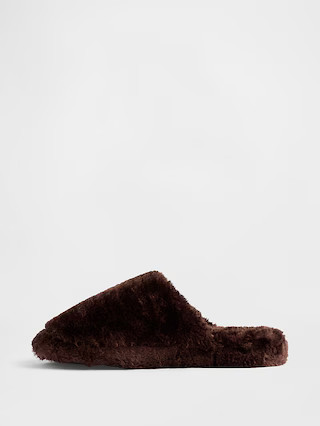 Faux Fur Slippers | Gap (US)