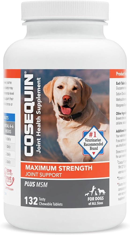 Nutramax Laboratories Cosequin Maximum Strength Joint Health Supplement for Dogs - With Glucosami... | Amazon (US)