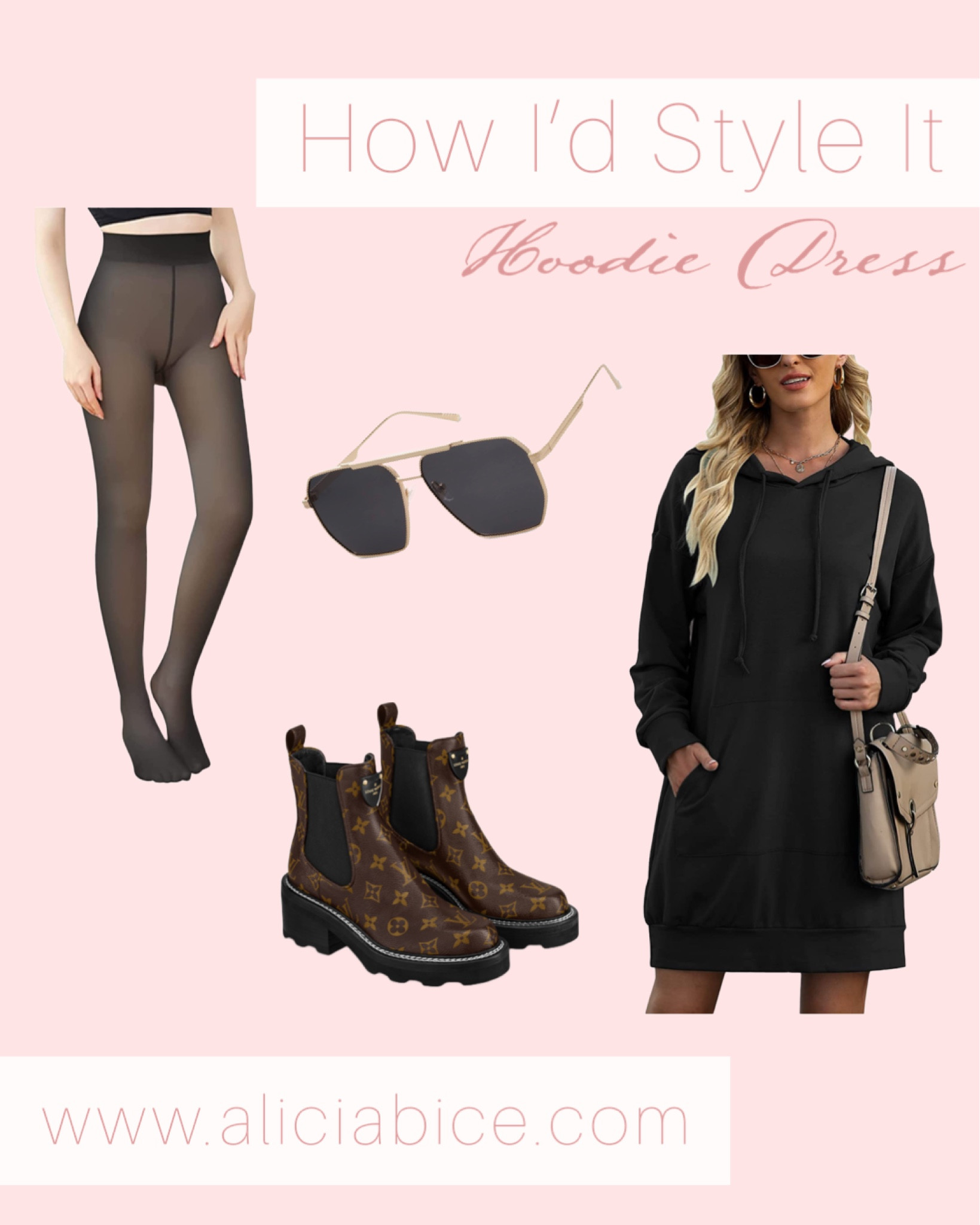 Here is what I would wear with this hoodie dress that’s currently in my Amazon cart  

#LTKsalealert #LTKstyletip