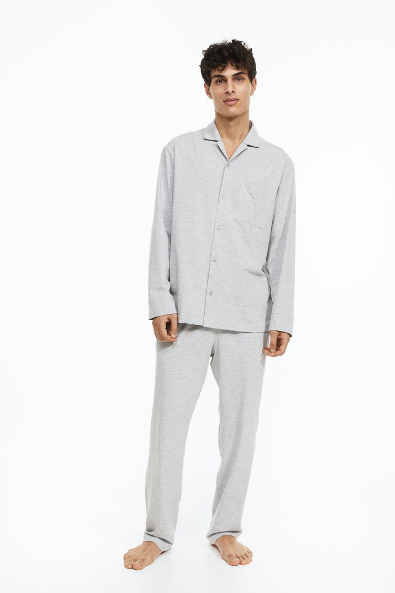 Relaxed Fit Cotton Jersey Pajamas | H&M (US + CA)