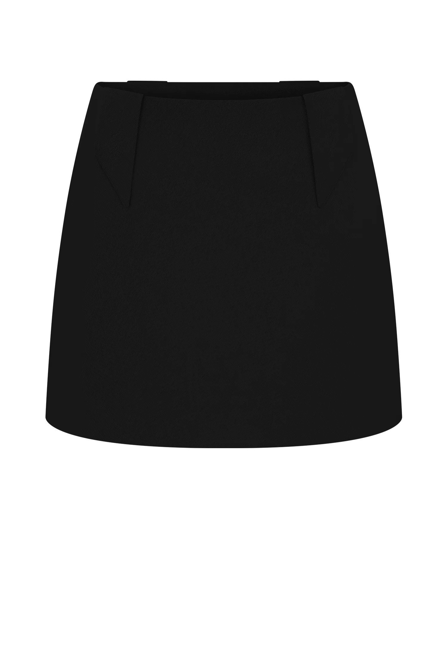 Gina Suiting Mini Skirt - Black | MESHKI US