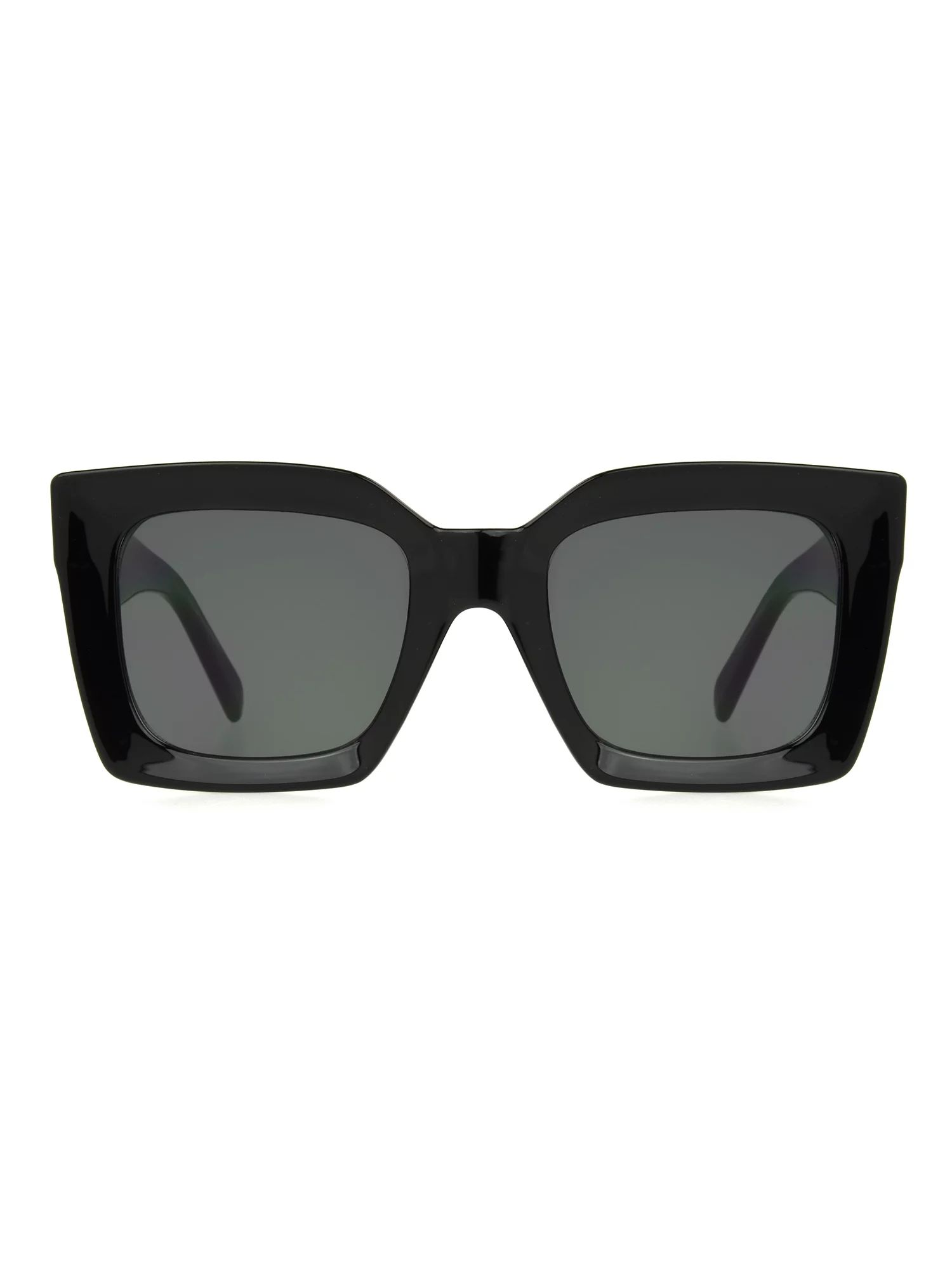 Scoop Women's Square Black Sunglasses | Walmart (US)