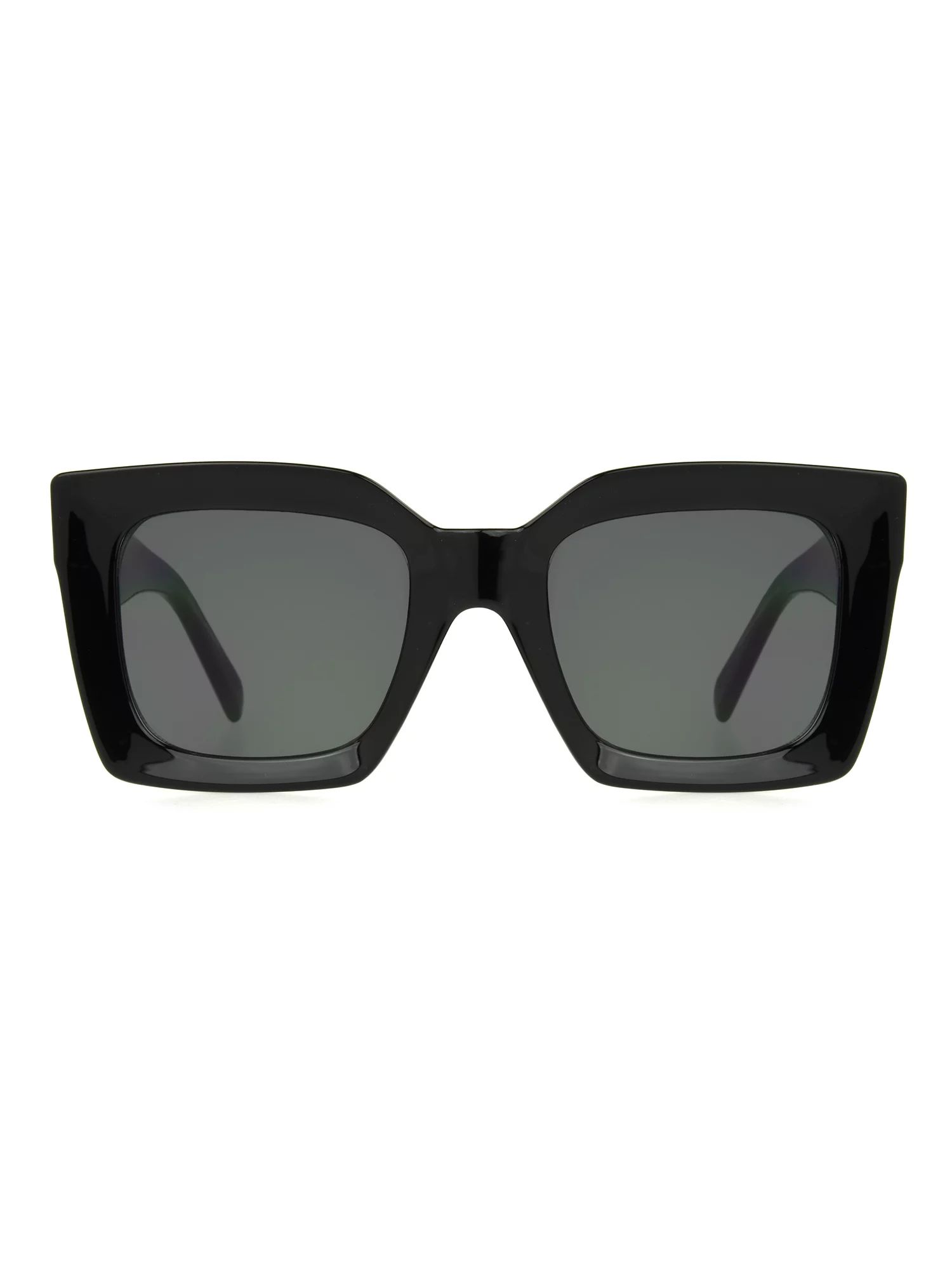 Scoop Women's Square Black Sunglasses - Walmart.com | Walmart (US)