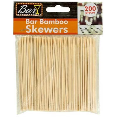 Handy Housewares 4" Bamboo Skewers for Appetizers - 200 Pack, Natural Wood Picks for Cocktail Garnishes and Snacks  600-pack | Target