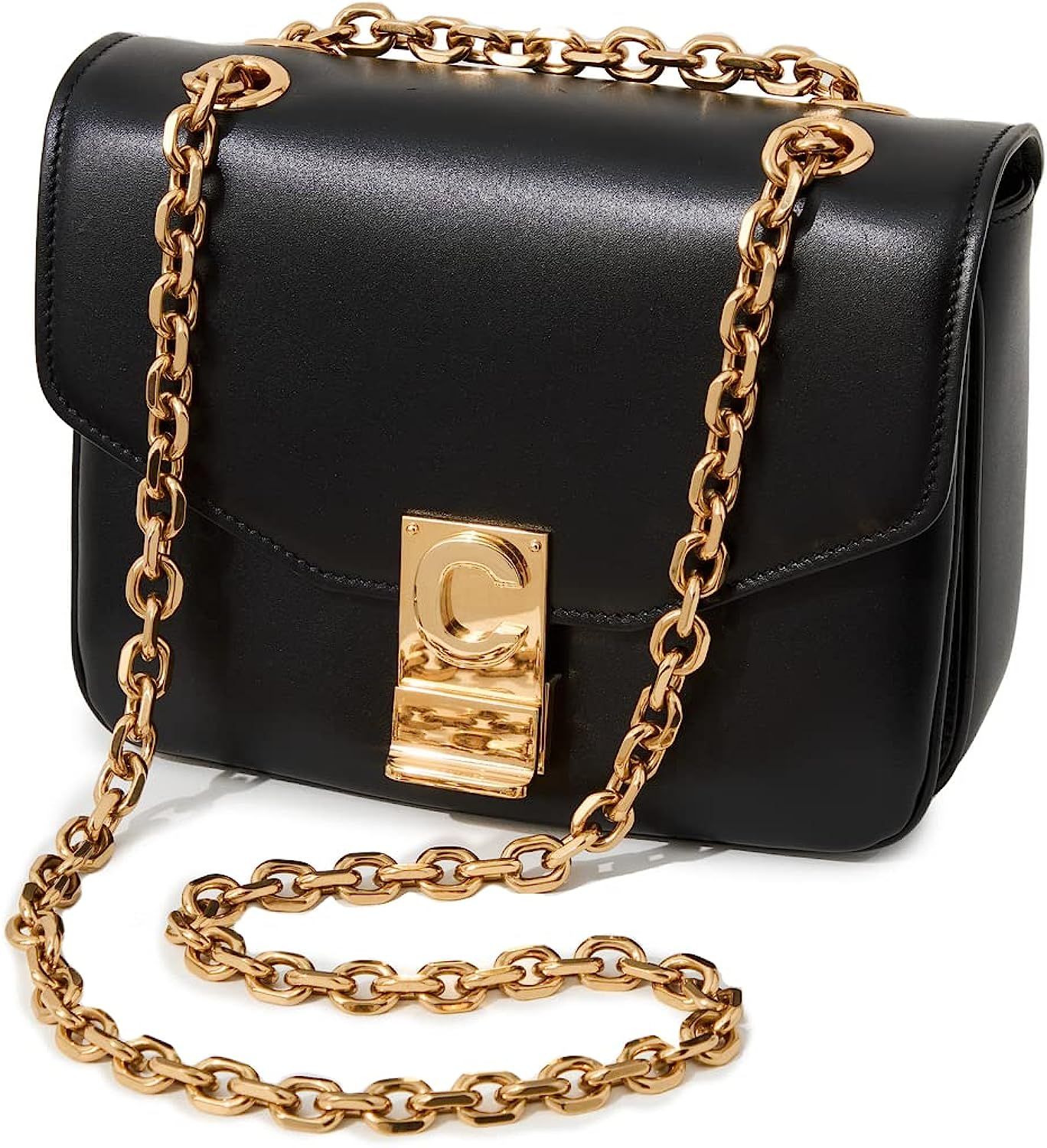 Celine Women's Pre-Loved Chain C Shoulder Bag | Amazon (US)