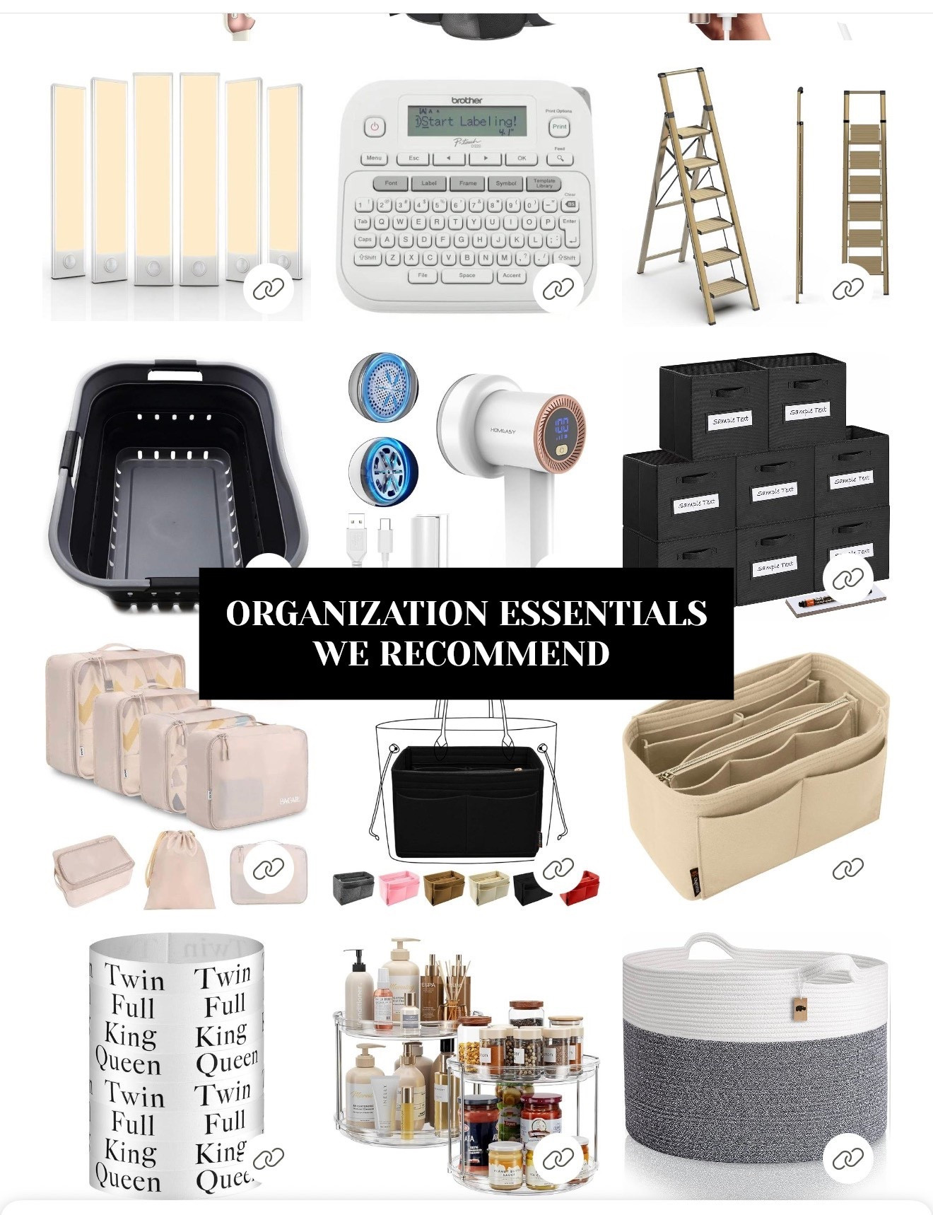 Spring Cleaning + Everyday Organization Finds | Cannon Collective Co.

Spring cleaning is where everything gets touched — not just one space. This is the mix of everyday organization items I use across homes to reset, refresh, and actually keep things in order.

I’m linking my go-to pieces in this post:
purse organizers to keep bags structured and easy to grab
my slim ladder for vertical storage and styling
canvas bins for flexible, everyday storage
acrylic round spin trays for vanities and tight spaces
shoe storage that keeps everything visible and contained
sheet set organizers to keep linens folded, labeled, and easy to store
and other everyday organization items I use across installs

These are the kinds of pieces that make systems work long-term — not just look good for a moment.

Save this for your spring cleaning reset or anytime you’re getting your home back in order.

#springcleaning #organizationessentials #homeorganization #declutteryourhome #organizedhome #storageideas #amazonfinds #ltkhome #ltkcreator #ltkstyle #everydayorganization #cleanandorganized #smallbusinessowner #womeninbusiness #resetyourhome

#LTKHome #LTKOver40