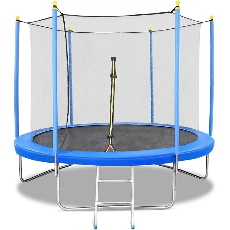 Maxkare 8FT Trampoline with Enclosure & Ladder for Adults & Kids, Exercise Fitness Rebounder Jump... | Walmart (US)