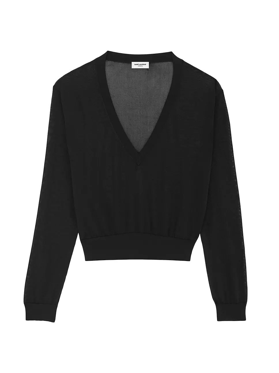 Cropped Sweater In Knit | Saks Fifth Avenue