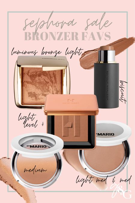 Sephora Sale Favorites:: bronzer recommendations// sale is active 4/5-4/15 for 10-20% off!! Ft. Hourglass, haus labs, westman atelier, makeup by Mario 

#LTKsalealert #LTKbeauty #LTKfindsunder50