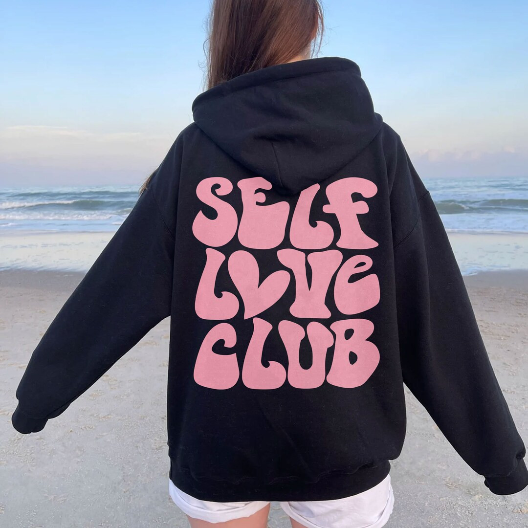 Self Love Club Sweatshirt, Retro Self Love Shirt, Mental Health Tshirt, Love Yourself Tee, Cute R... | Etsy (US)