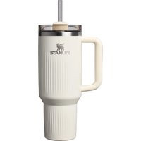 Stanley Quencher H2.0 Fluted 40 oz Tumbler in Cream Gloss | Glik's