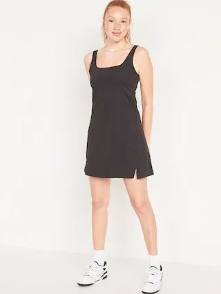 PowerSoft Sleeveless Shelf-Bra Support Dress for Women | Old Navy (US)