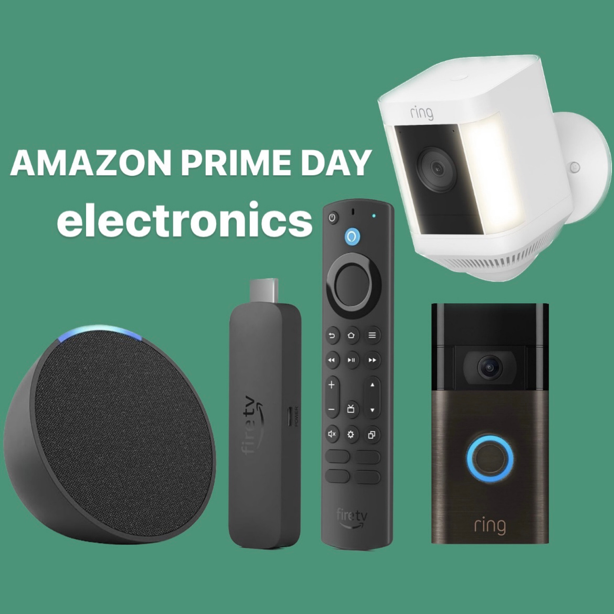 Amazon Prime Day! Electronics! 

Alexa / Fire Stick / Ring / Camera / Sale 

#LTKFindsUnder100 #LTKSaleAlert #LTKHome