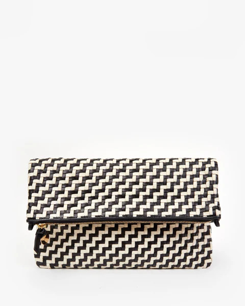 Foldover Clutch w/ Tabs | Clare V.
