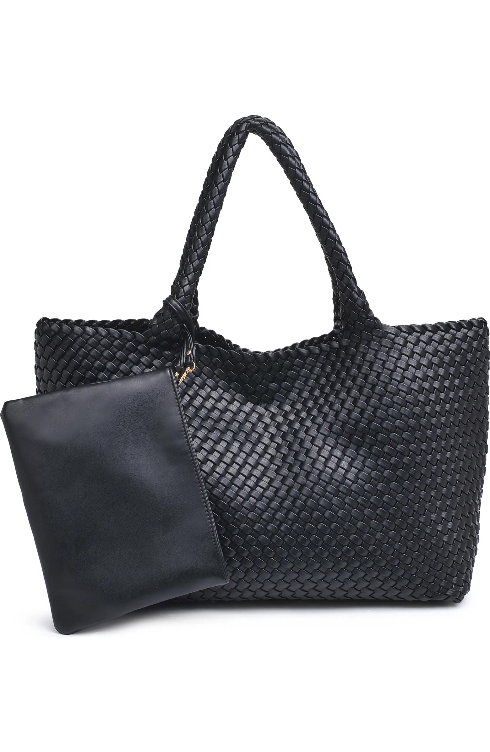 MODA LUXE Woven Unlined Tote Bag and Pouch | Nordstromrack | Nordstrom Rack