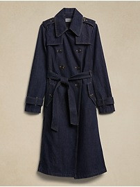 Uma Denim Trench Coat | Banana Republic (US)
