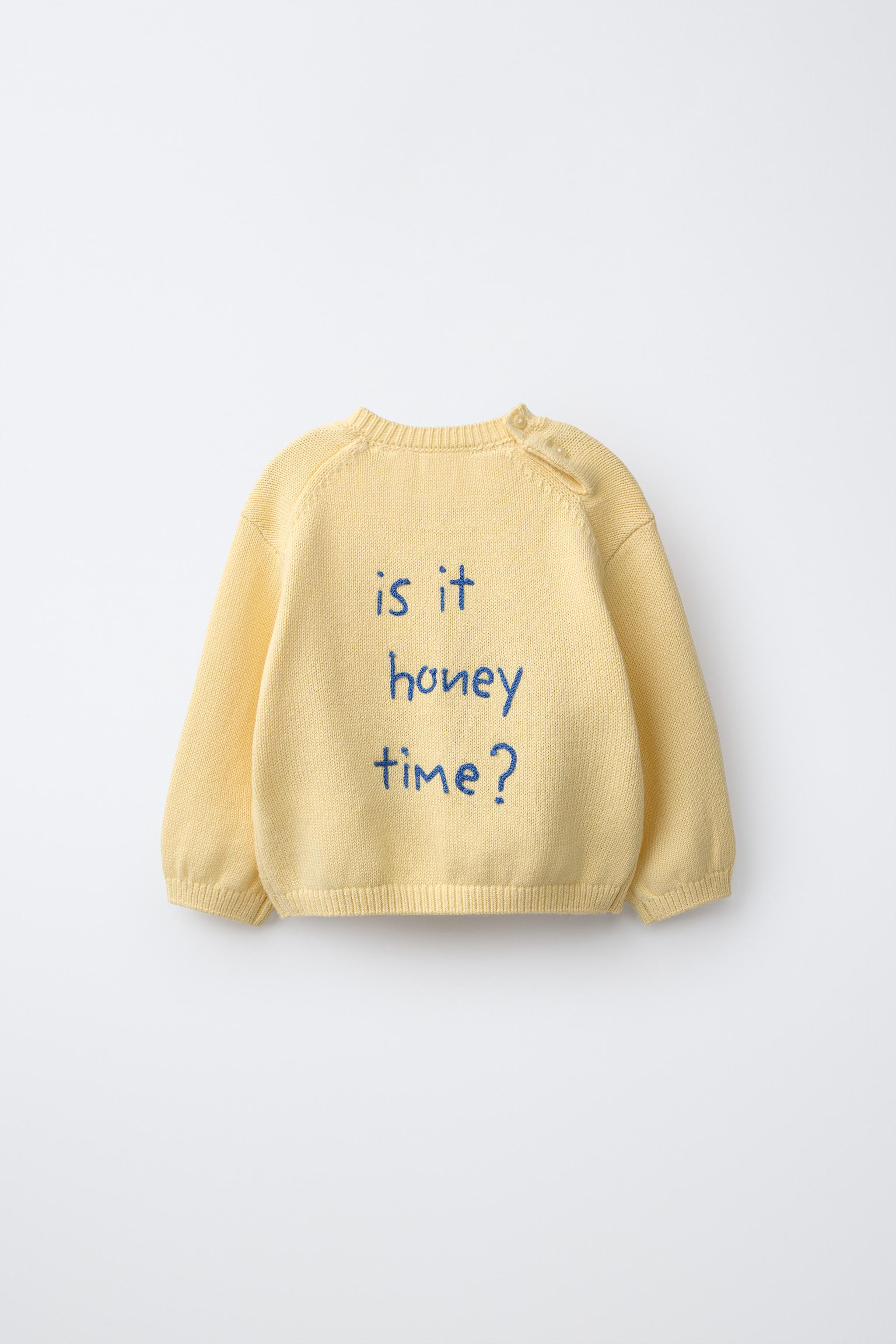 WINNIE THE POOH \u00a9 DISNEY EMBROIDERED JUMPER | Zara US
