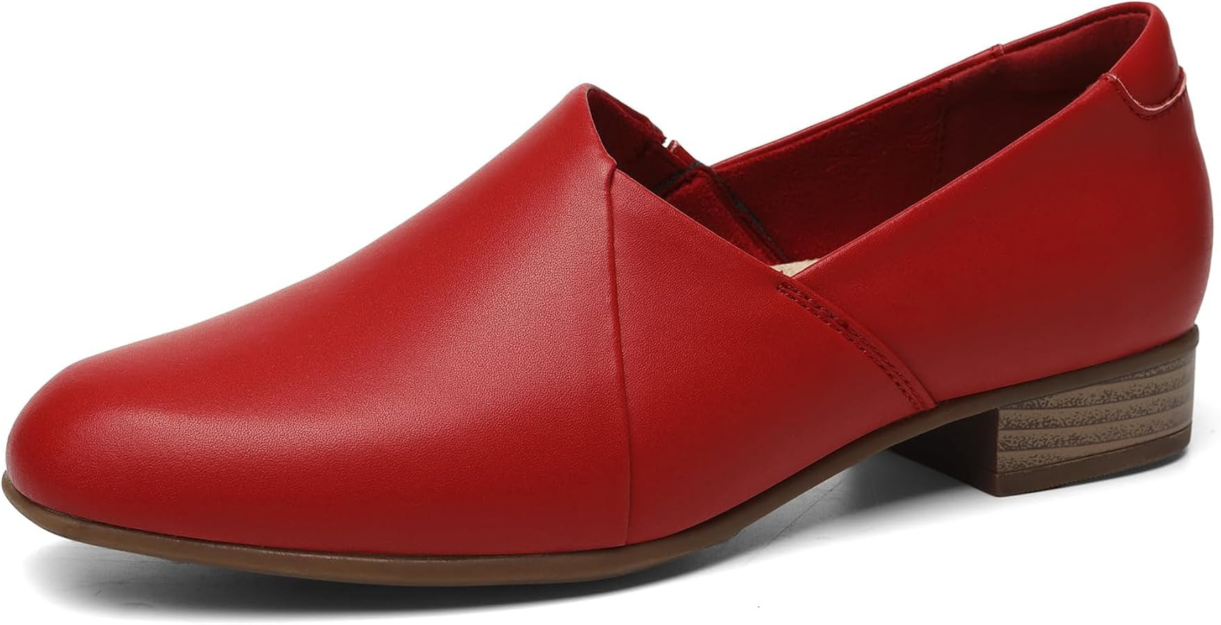 TALENAVA Women's Classic Comfort Dress Shoes Casual Leather Loafers Flats Cute Versatile Slip-Ons... | Amazon (US)