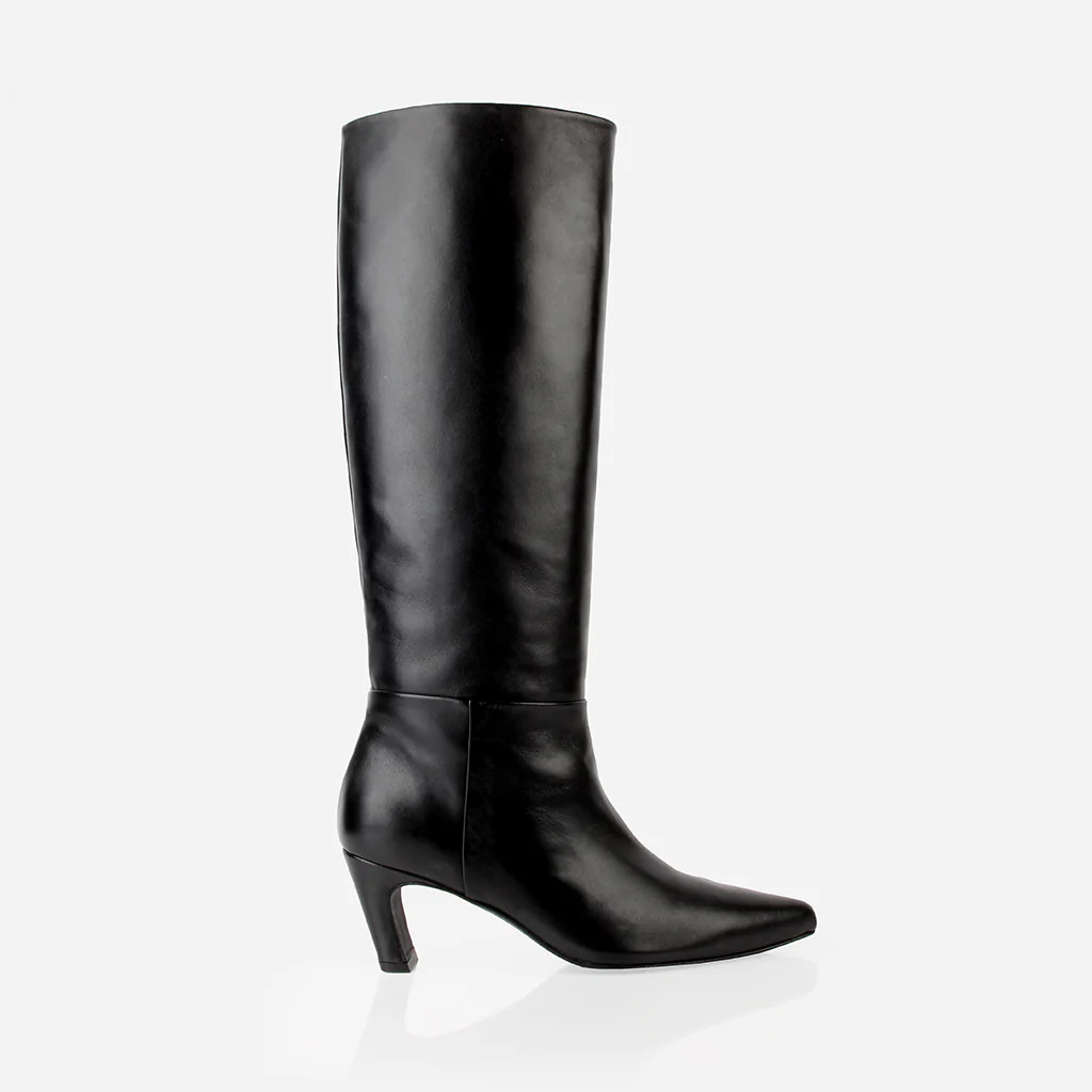 The Toujours Tall Boot Black | Poppy Barley
