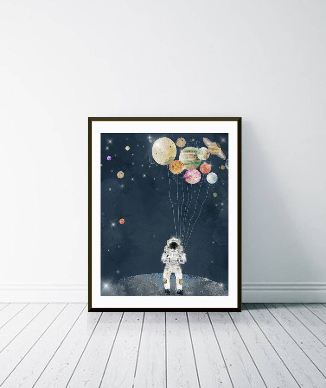The Solar Collector.astronaut Wall Art.solar System - Etsy | Etsy (US)