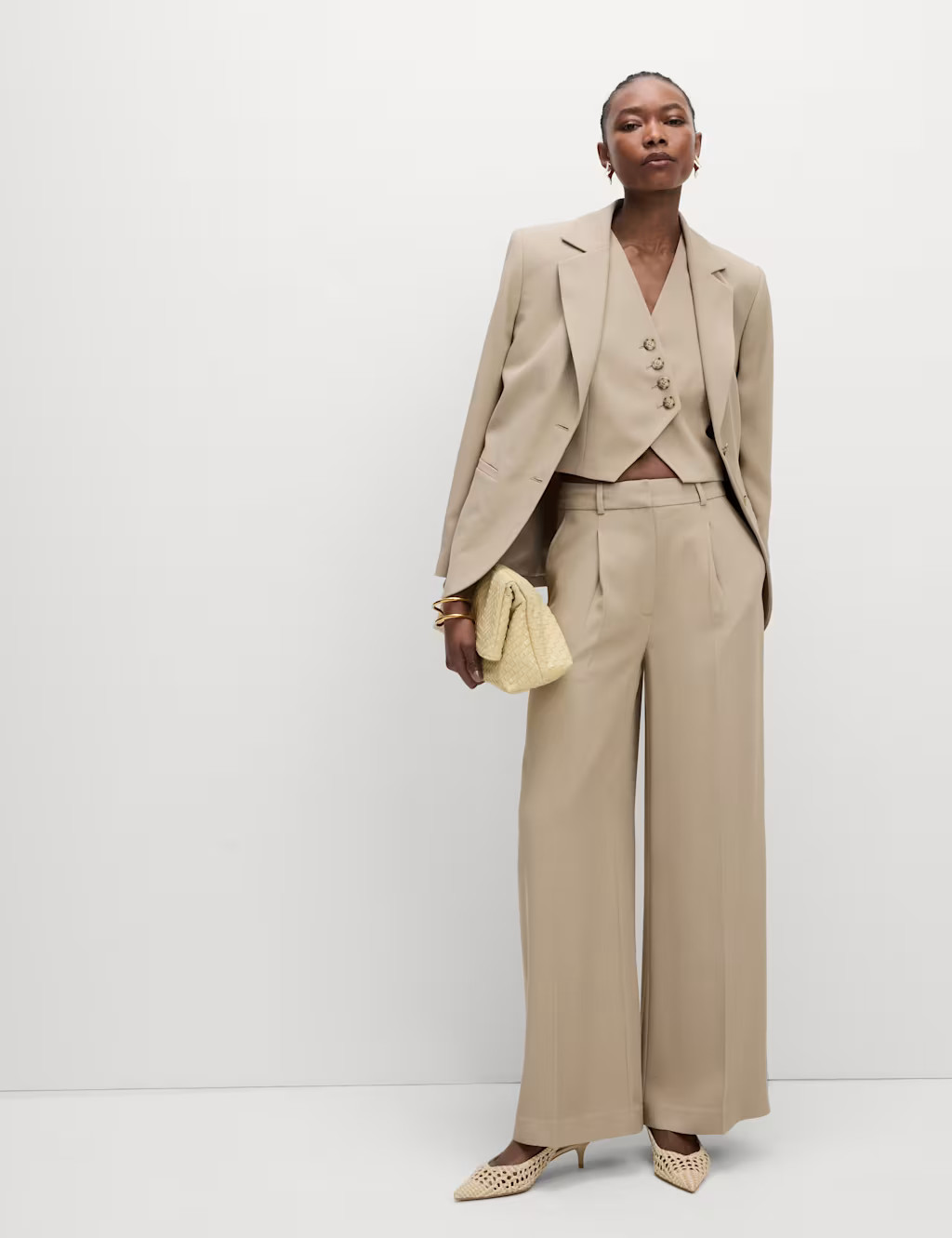 Relaxed Single Breasted Blazer | Marks and Spencer FR