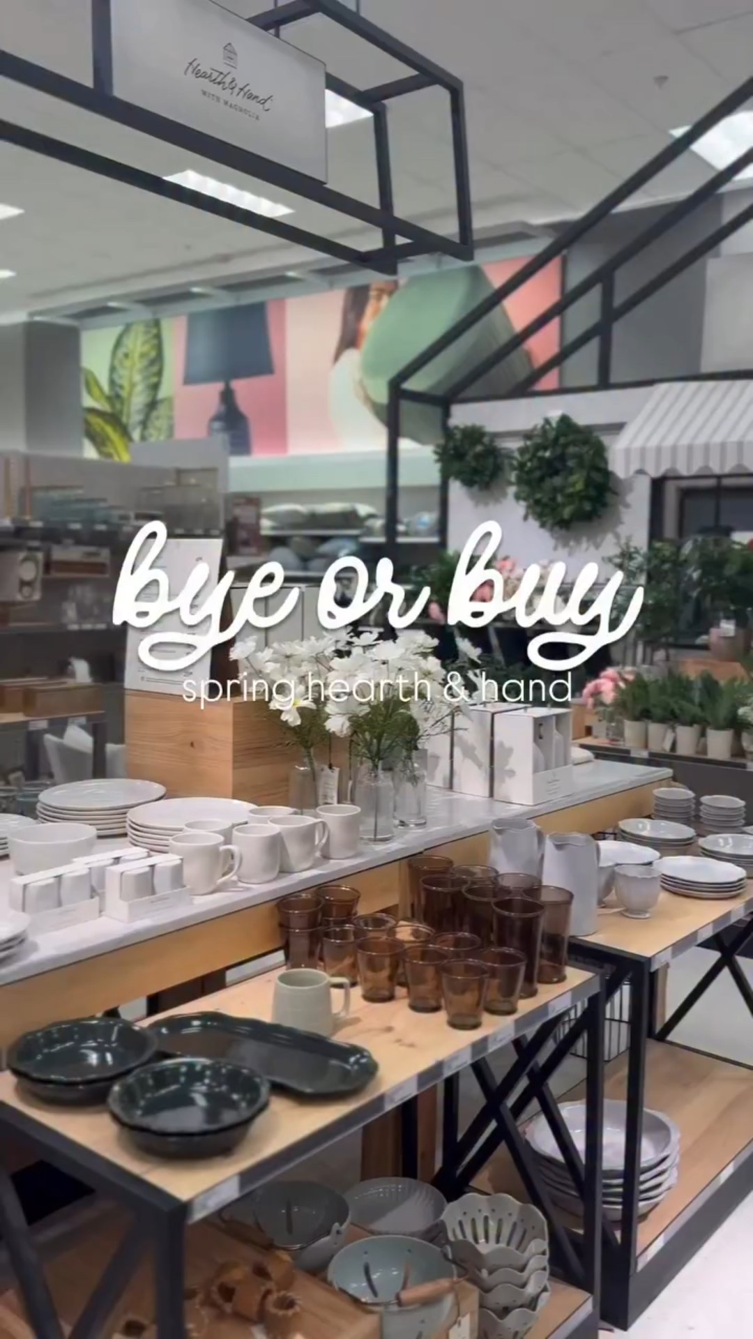 BUY or BYE— New Hearth & Hand at @target 🎯 Comment “Spring” to Shop 🛒🌸 #buyorbye #newattarget