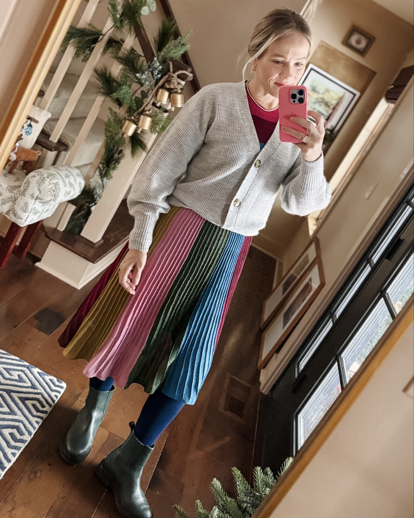 Holiday party at the in-laws in the snow 💫💃🏼 (all is true to size) DRESS (a few sizes left! Wearing a petite lengthAlso linked other I’m loving from the same brand) // ANKLE BOOTS (mine are a few years old but linked newer styles with great reviews!) // TIGHTS (under $10 and very comfortable!) // CARDIGAN SWEATER (cozy soft) // NECKLACE (similar) // PEARL HOOP EARRINGS // LIP COLOR (Sunday)

#LTKHoliday #LTKSeasonal #LTKSaleAlert