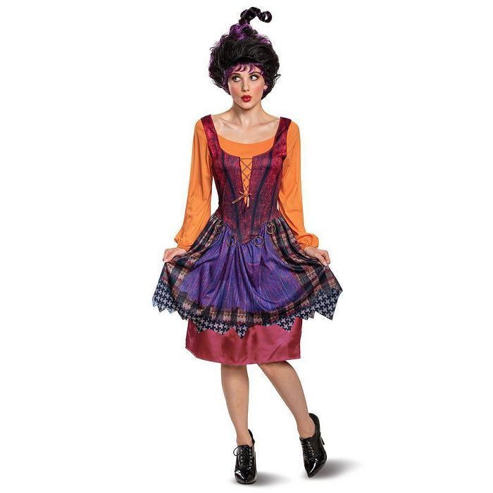 Adult Disney Hocus Pocus Mary Sanderson Halloween Costume Dress | Target