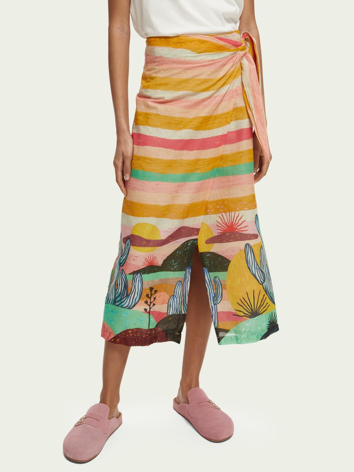 Abel Macias Printed Organic Cotton Sarong | THE YES