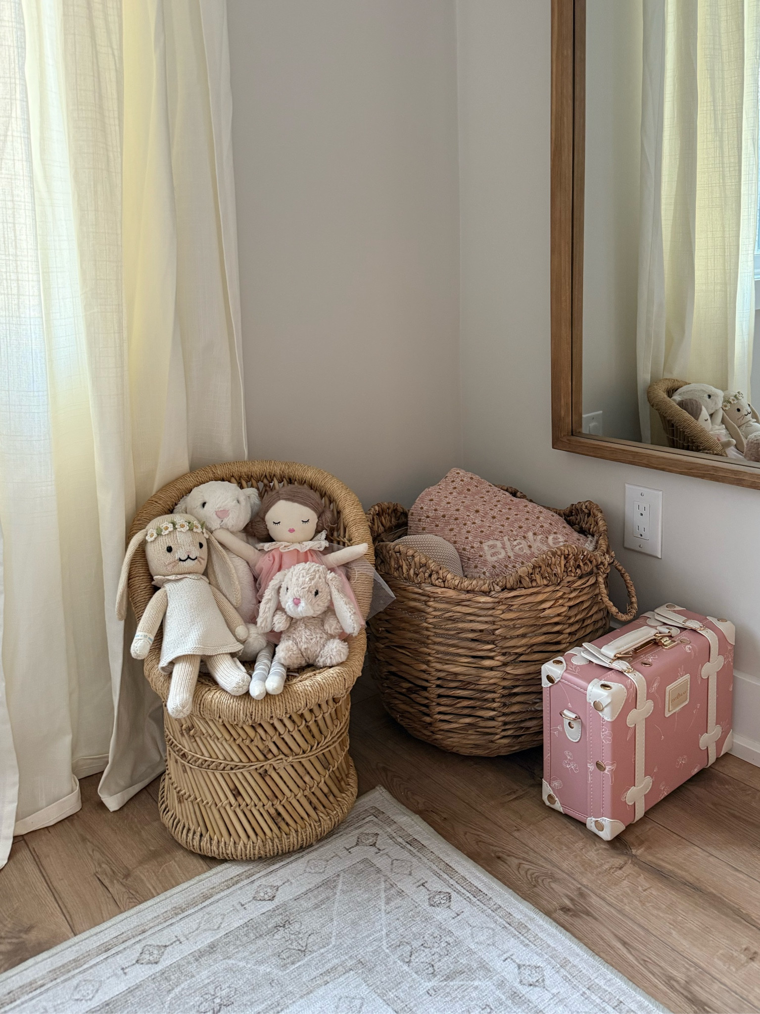 Cozy corner of baby girl’s nursery 💗☁️✨

#LTKKids #LTKHome #LTKBaby