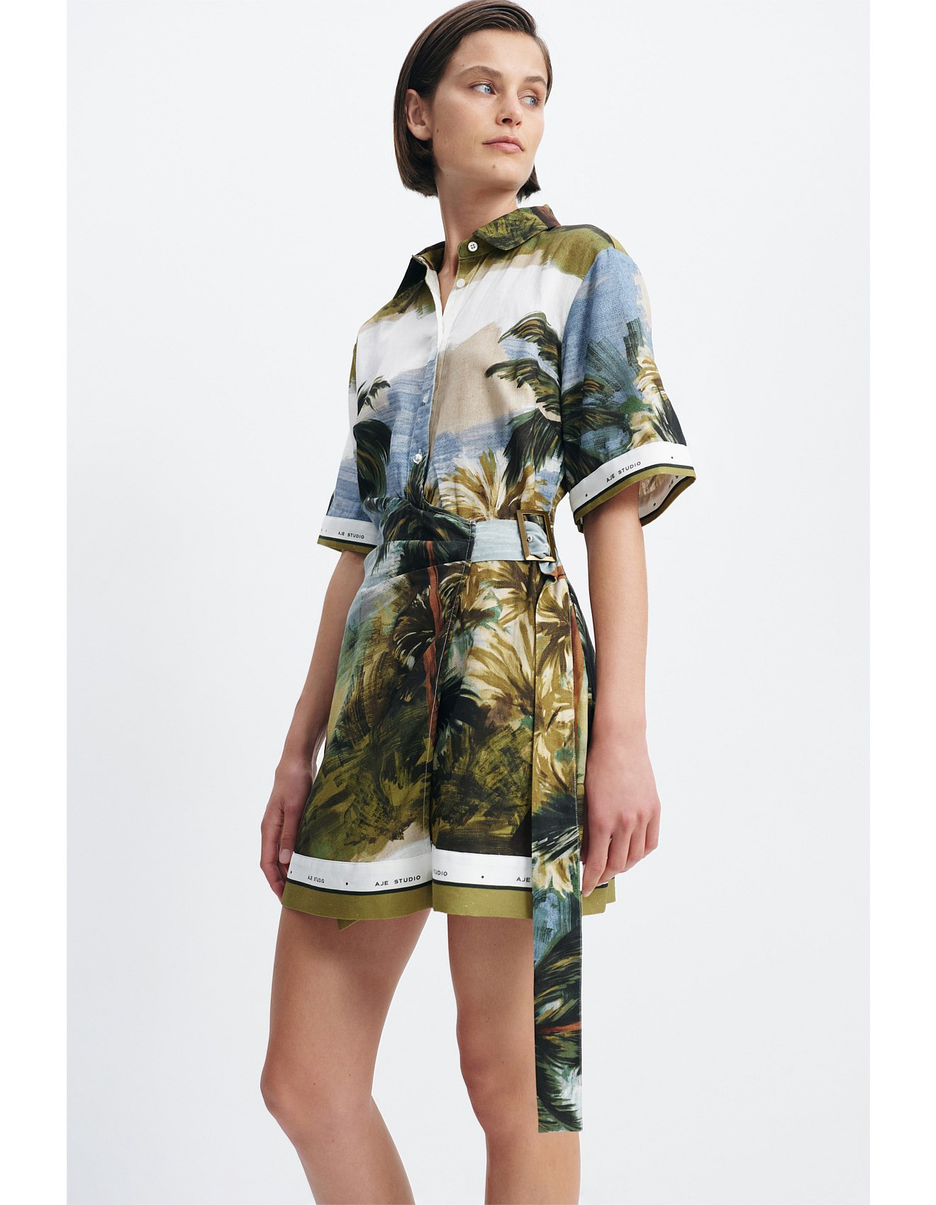 Coastal Border Shirt Dress | David Jones (Australia & New Zealand)