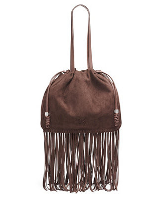 Halle Large Drawstring Tote Bag | Macy's
