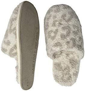 Barefoot Dreams CozyChic Barefoot in The Wild Slipper, Cream/Stone, LG | Amazon (US)