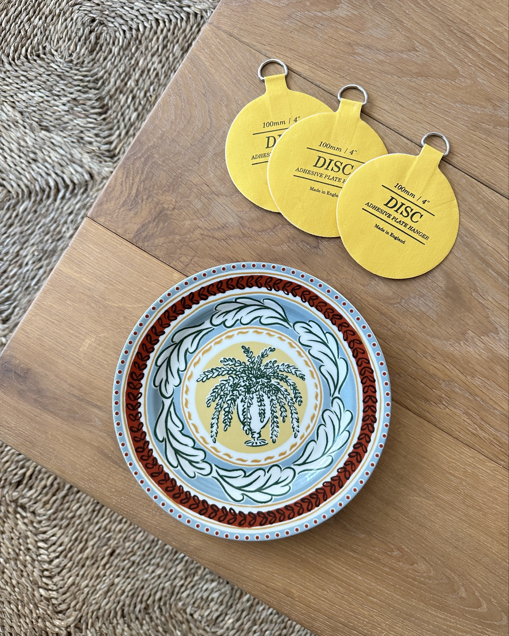 Here’s what you need to hang a plate. And this plate itself if you like it. Can you believe it’s H&M?

#LTKHome