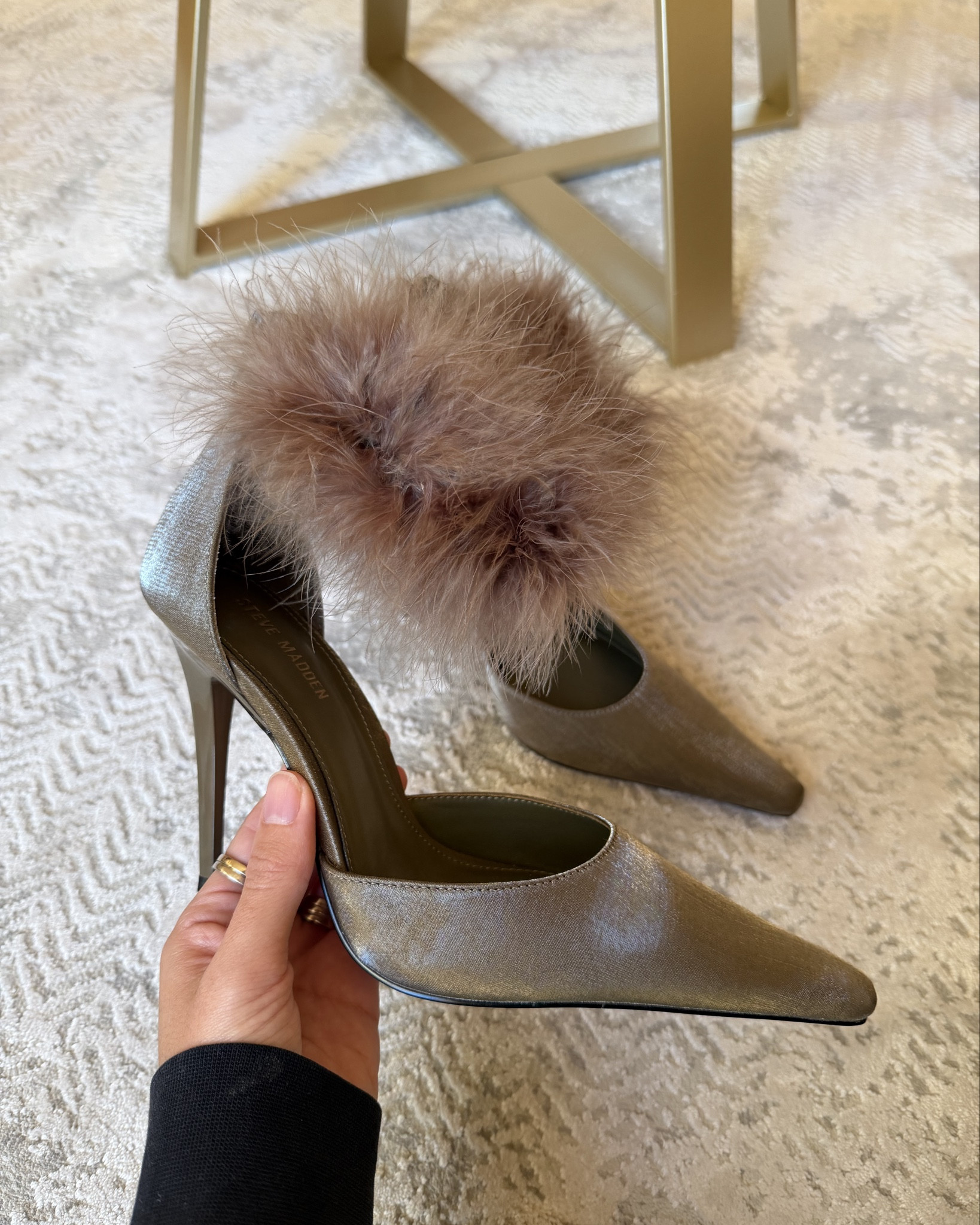 These heels are so beautiful! Perfect for the holidays! They also come in black. I have them in my true size  

#LTKSaleAlert #LTKHoliday #LTKFindsUnder100