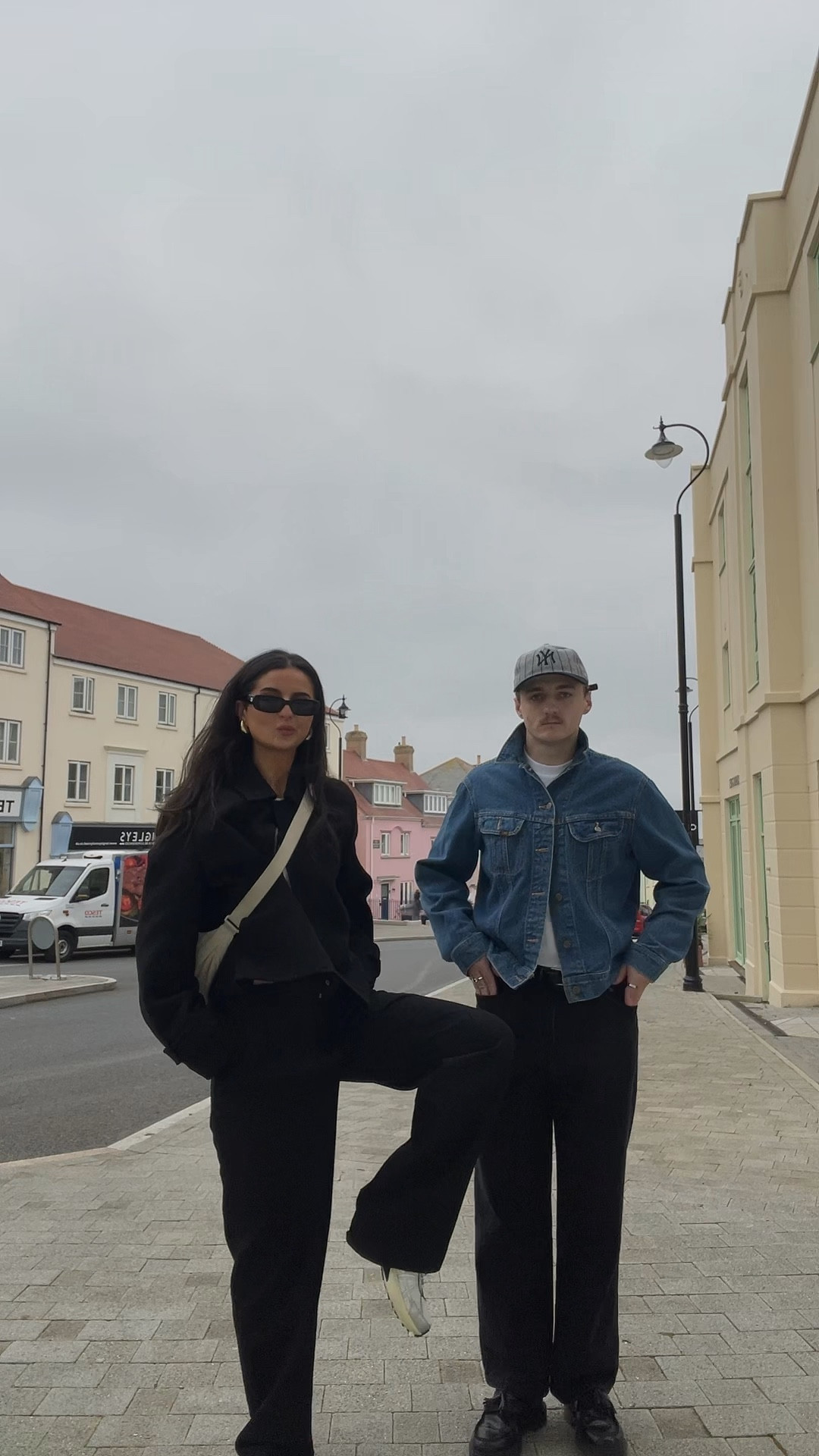 Day 11/30 

Another couples outfit of the day 

Max’s outfit - uniqlo T-shirt, vintage Lee jacket & vintage pants 

Sherries outfit - uniqlo tee, coat and aritzia tailored trousers 

#LTKshoecrush #LTKstyletip #LTKfindsunder50