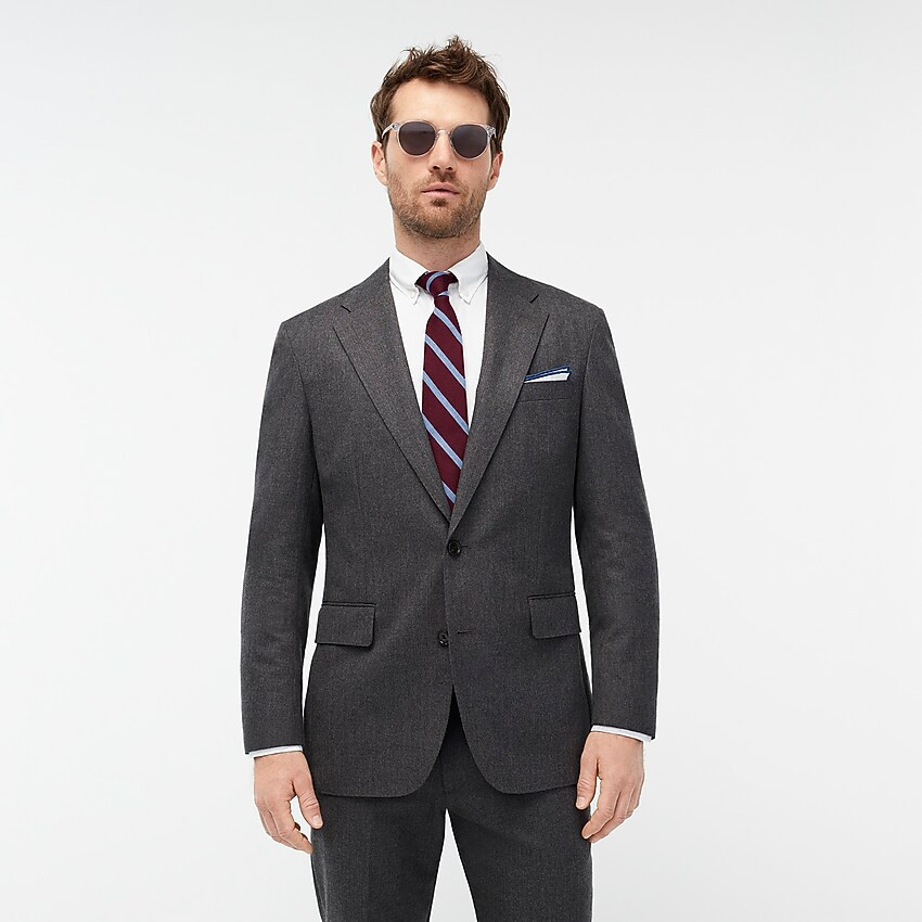 Ludlow Classic-fit unstructured suit jacket in English wool-cotton | J. Crew US