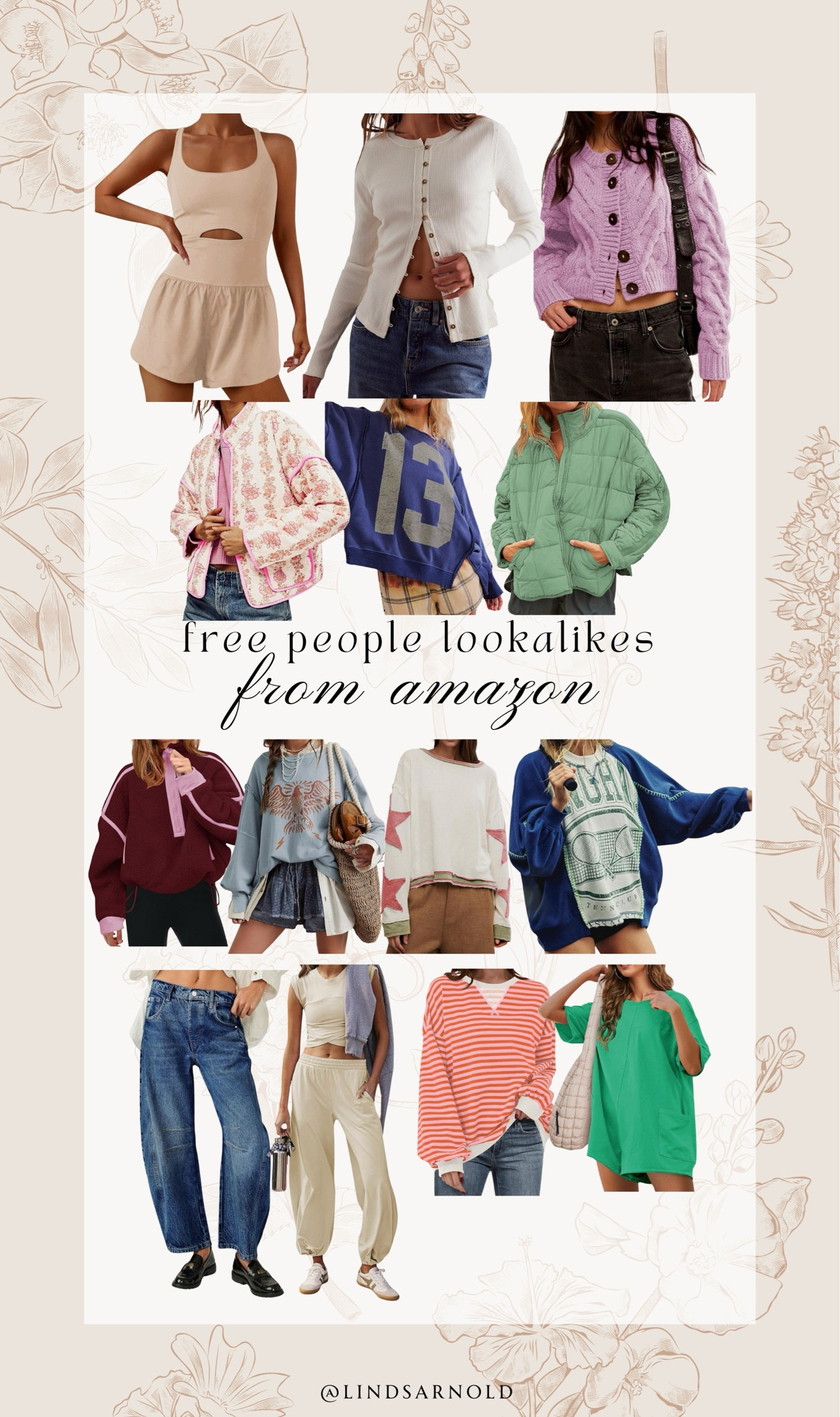 Free people lookalikes from Amazon!

#LTKFindsUnder50 #LTKActive #LTKStyleTip