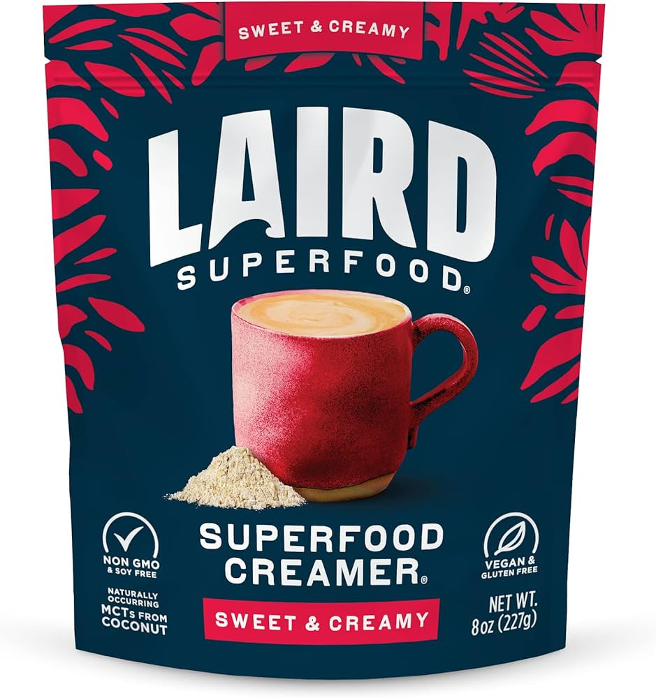 Laird Superfood Non-Dairy Superfood Creamer - Coconut Powder Coffee Creamer - Sweet & Creamy - Gl... | Amazon (US)