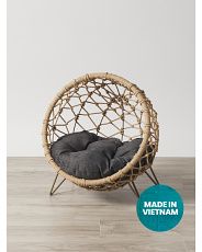 18x20 Stationary Woven Pet Chair | HomeGoods