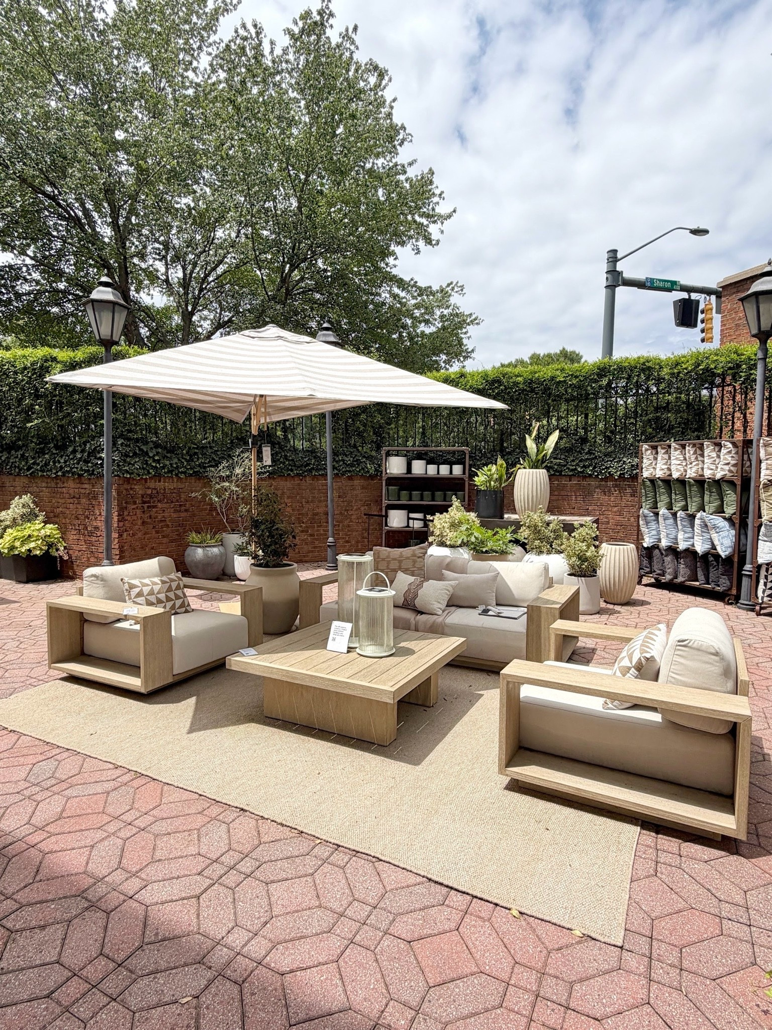 Modern outdoor lounge inspo! ☀️ Featuring the Mallorca Collection from Crate & Barrel with the outdoor sofa, swivel chairs, and coffee table for a clean, elevated patio setup. 🤎 The warm wood tones paired with the ivory cushions create such a fresh and inviting outdoor living space. 🙌🏻 A beautiful collection for creating a relaxed modern lounge area this summer. Linked the whole look! 🌿 @Crate & Barrel #outdoorfurniture #outdoorlounge #patioinspo

#LTKHome #LTKSeasonal #LTKSaleAlert