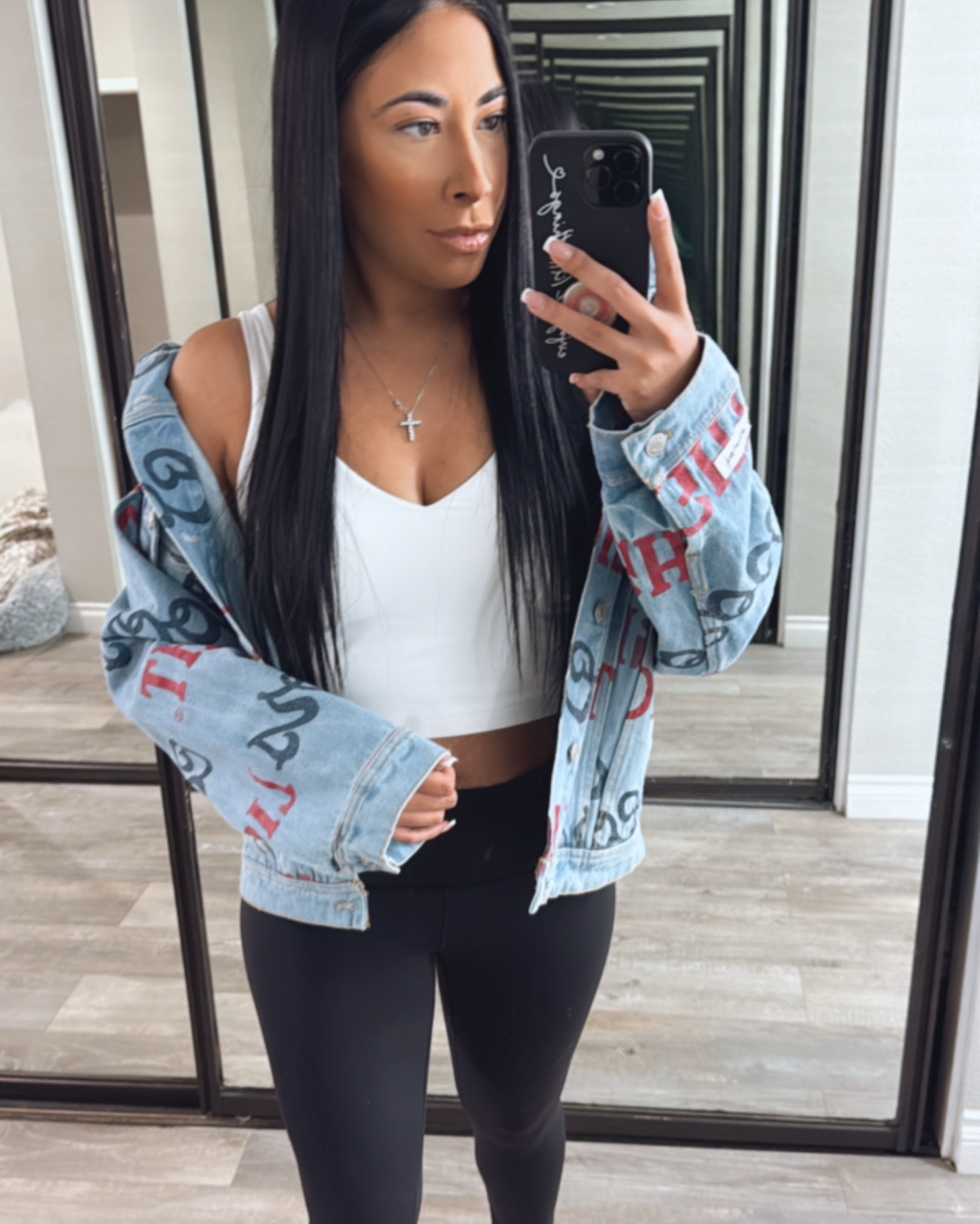 Workout clothes have been a recent ootd with mr always on the go.

*denim jacket is from Boot Barn. I sized up for an oversized fit and absolutely love it!

#LTKmomlife #LTKdayinmylife #LTKootd