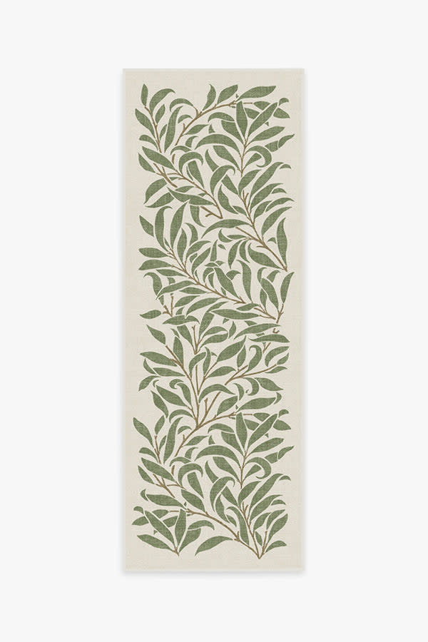 Morris & Co. Pure Willow Boughs Green Rug | Ruggable