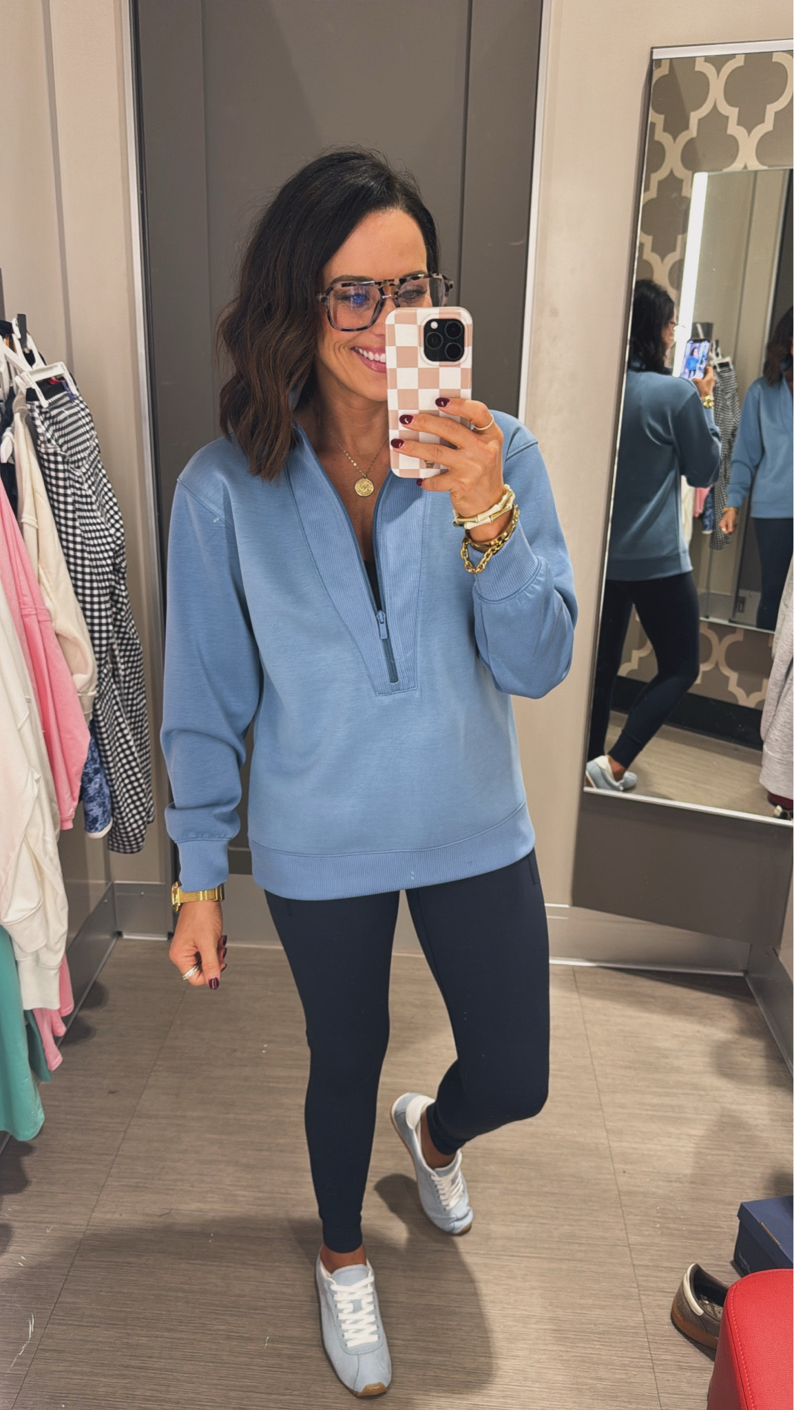 This blue color!! 💙 I'm obsessed y'all run to target so soft and affordable. Definitely mom approved running errands blue target must haves cute cozy outfits soft leggings target finds mom life cute blue crewneck everyday wear Vintage Pickin 

#LTKdayinmylife #LTKootd