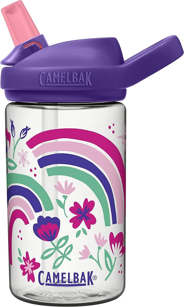CamelBak Eddy+ 14oz Kids Water Bottle with Tritan Renew – Straw Top, Leak-Proof When Closed | Amazon (US)