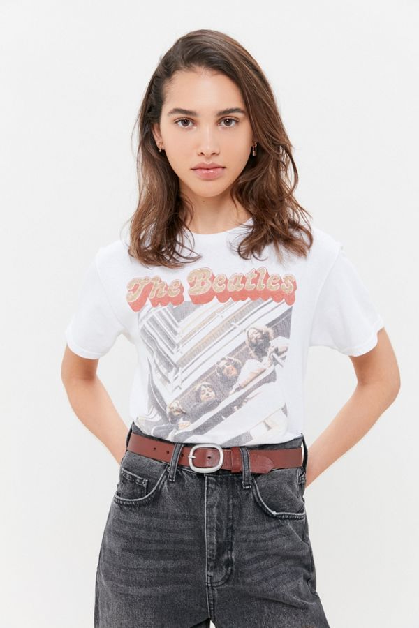 Junk Food The Beatles Glitter Tee | Urban Outfitters (US and RoW)