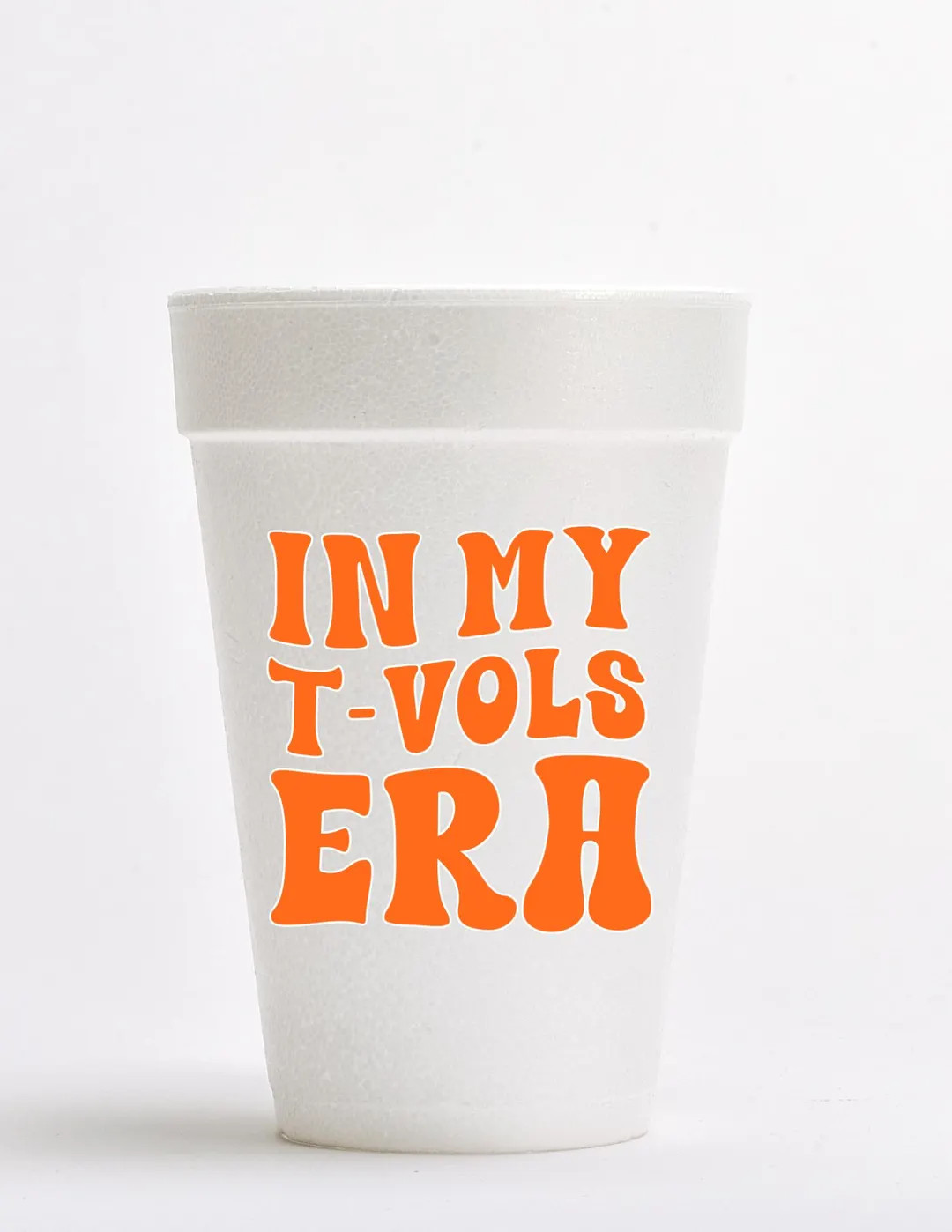 Tennessee Football Tailgate Styrofoam Cups | Go Vols Gameday Drinkware | Rocky Top Party Cups | S... | Etsy (US)