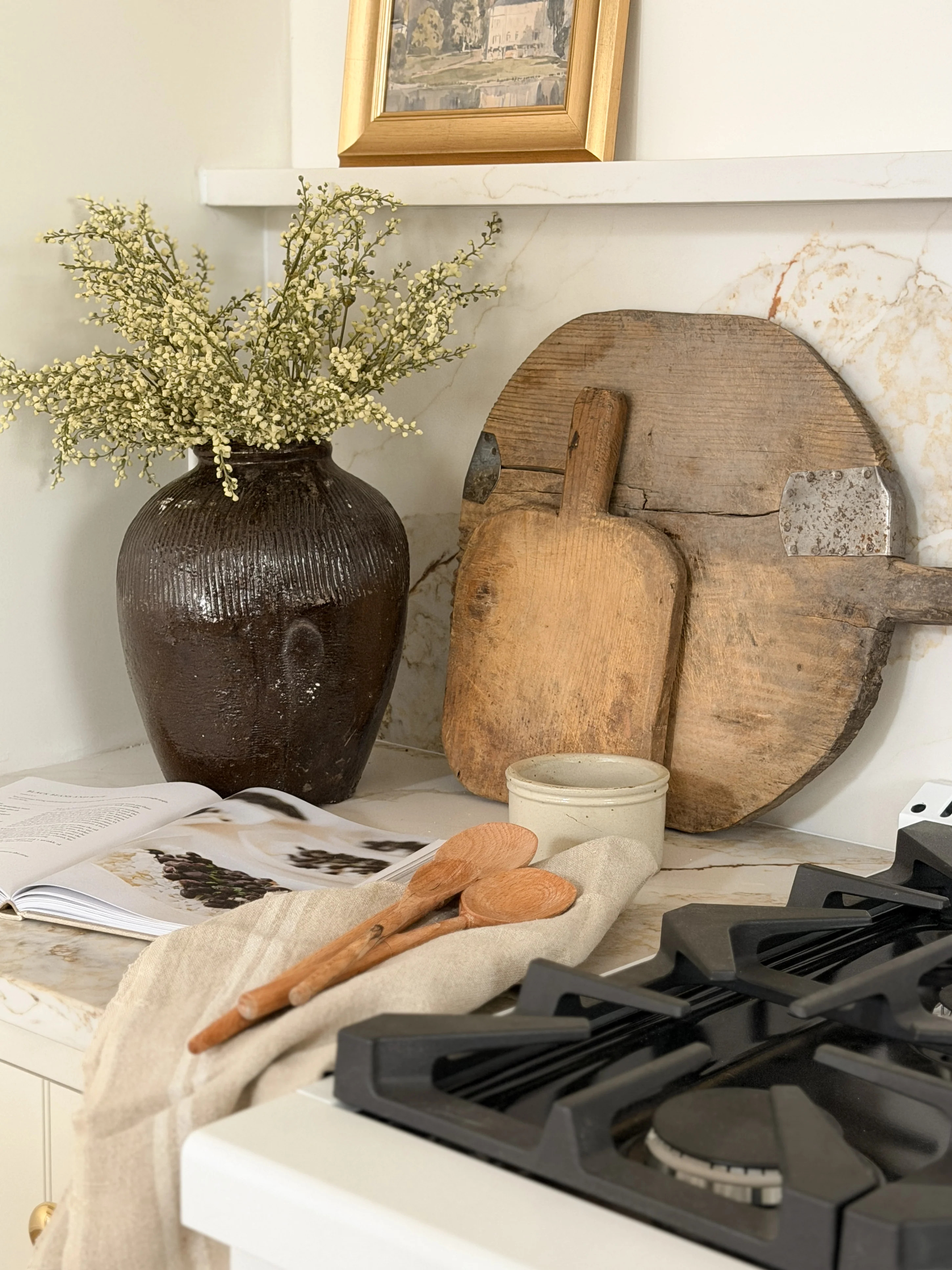 Faux Heather Sage Stem | Cottage and Key