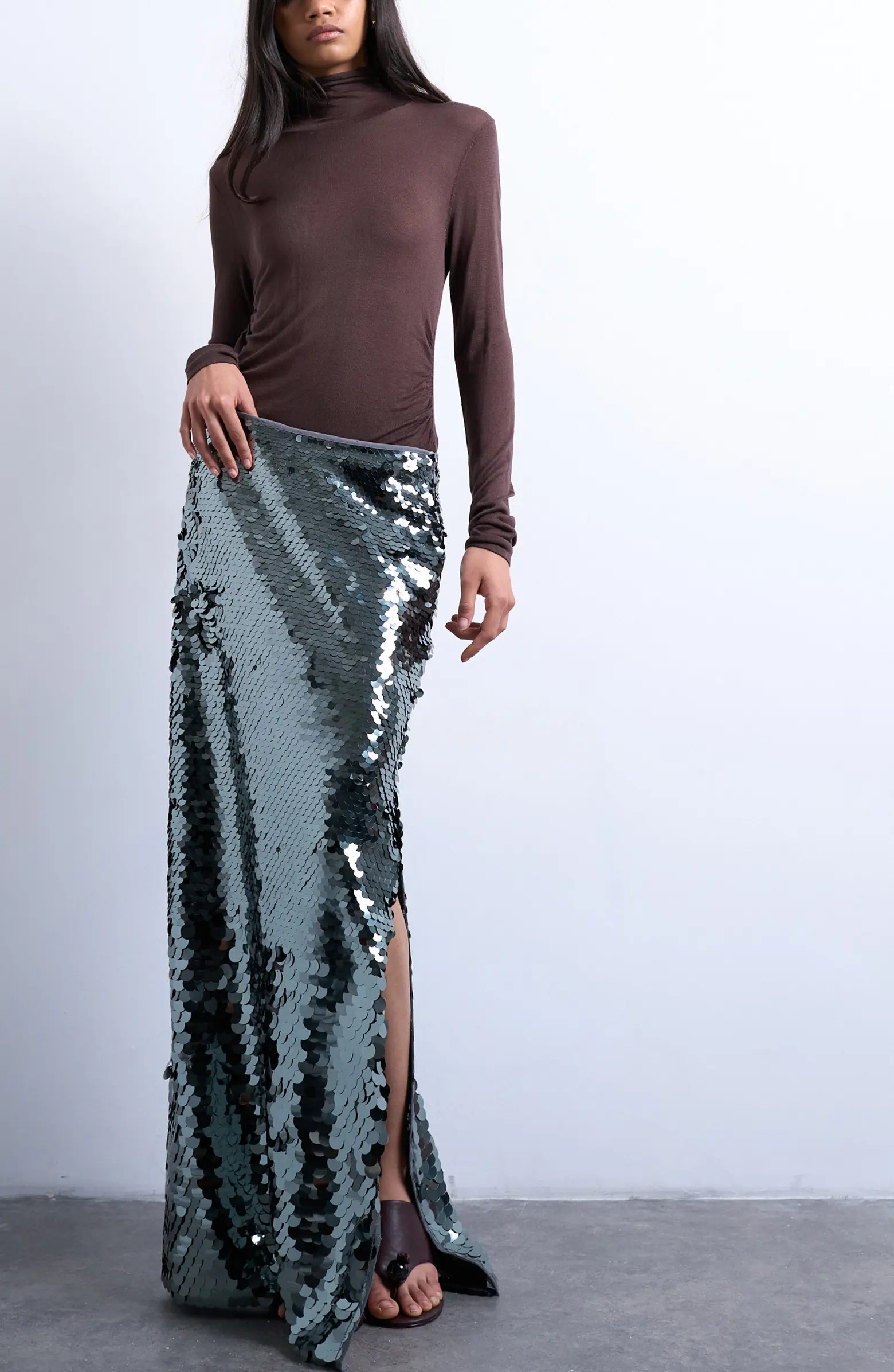 Sequin Column Maxi Skirt | Nordstrom